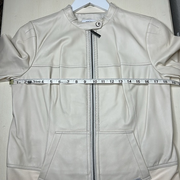 NWOT Peace Love World Leather Mixed Media Jacket Size 4 - Picture 14 of 16